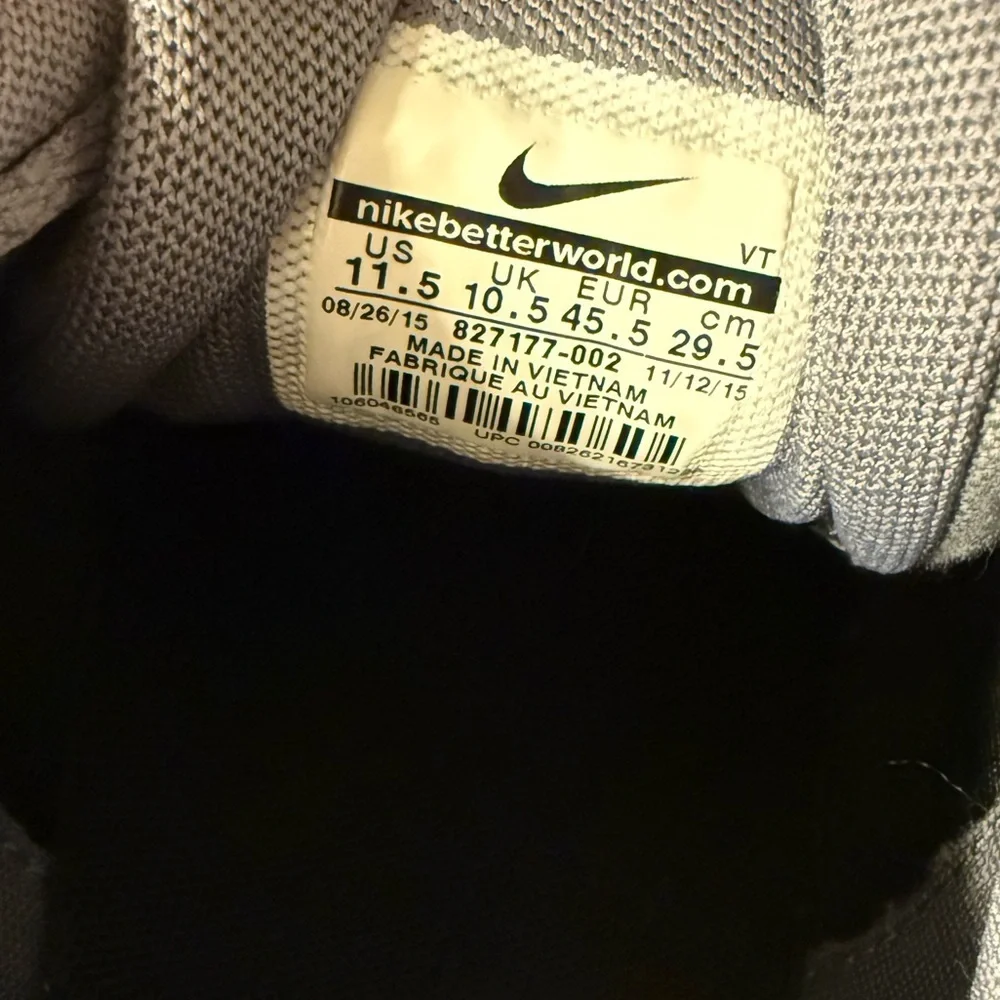 Nike 827177-002 Air Max Turbulence LS
Cool Grey 11.5 - Picture 11 of 11